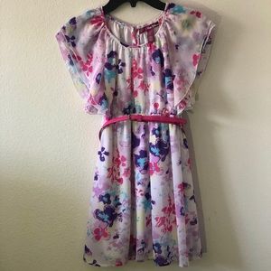 Epic Thread Girl Dress with Belt: Size Small